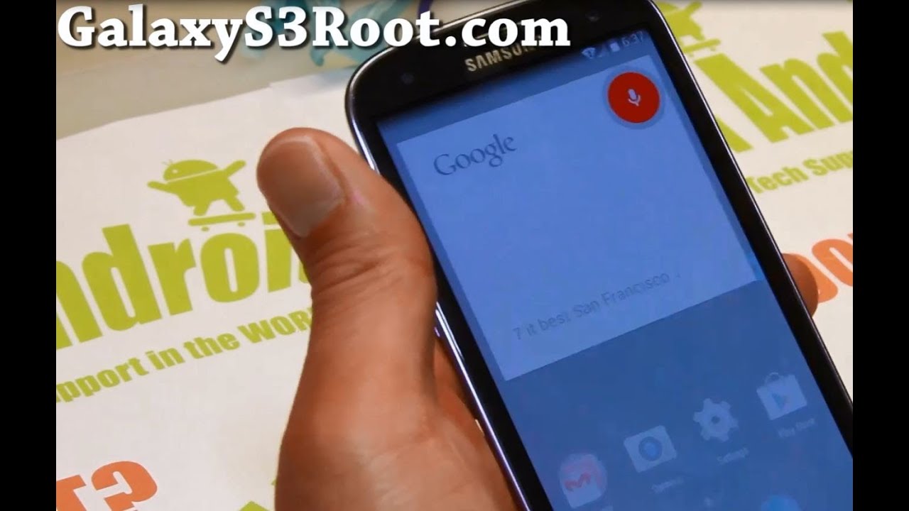 Android 4.4 KitKat ROM with Root for Galaxy S3!