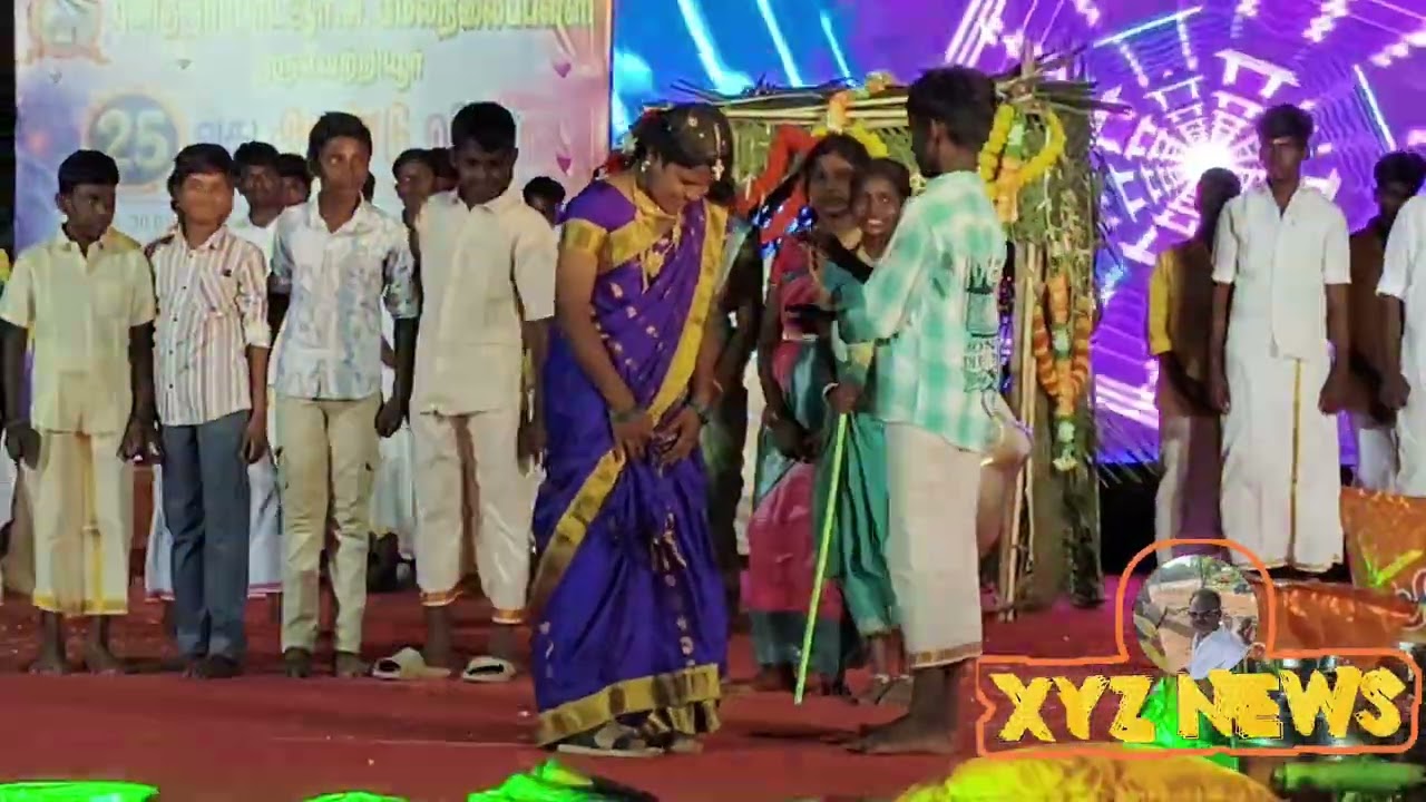 தாய்மாமன் சீர் எடுத்து வந்து சடங்கு நடத்தி திருமணம் செய்து வைக்கும் நிகழ்வு, அசத்திய பள்ளி மாணவர்கள்