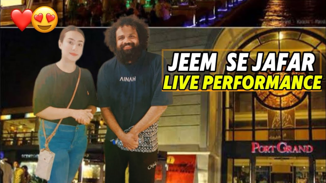 Jeem Se Jafar Live Performance || Port Grand Me Boating 🛶 ki 😍 || Hamailsaeedvlogs