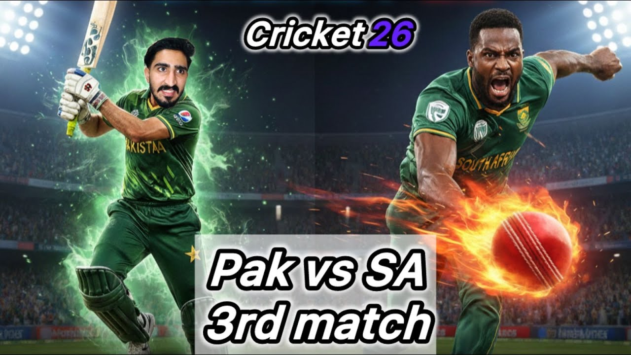 Pakistan Takes on South Africa in EPIC 3rd Match Cricket Showdown 2026