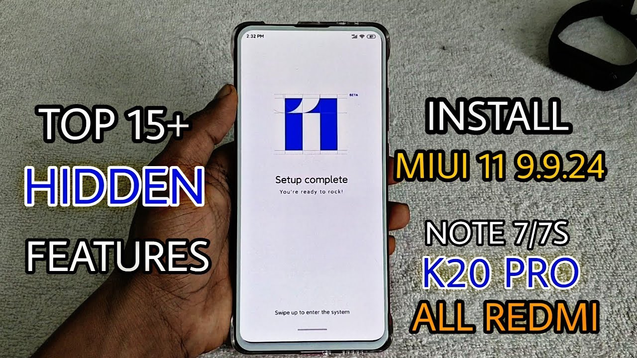 Redmi Note 7/7s miui 11 beta 9.9.24 Update Features & Installation Guide - All Redmi