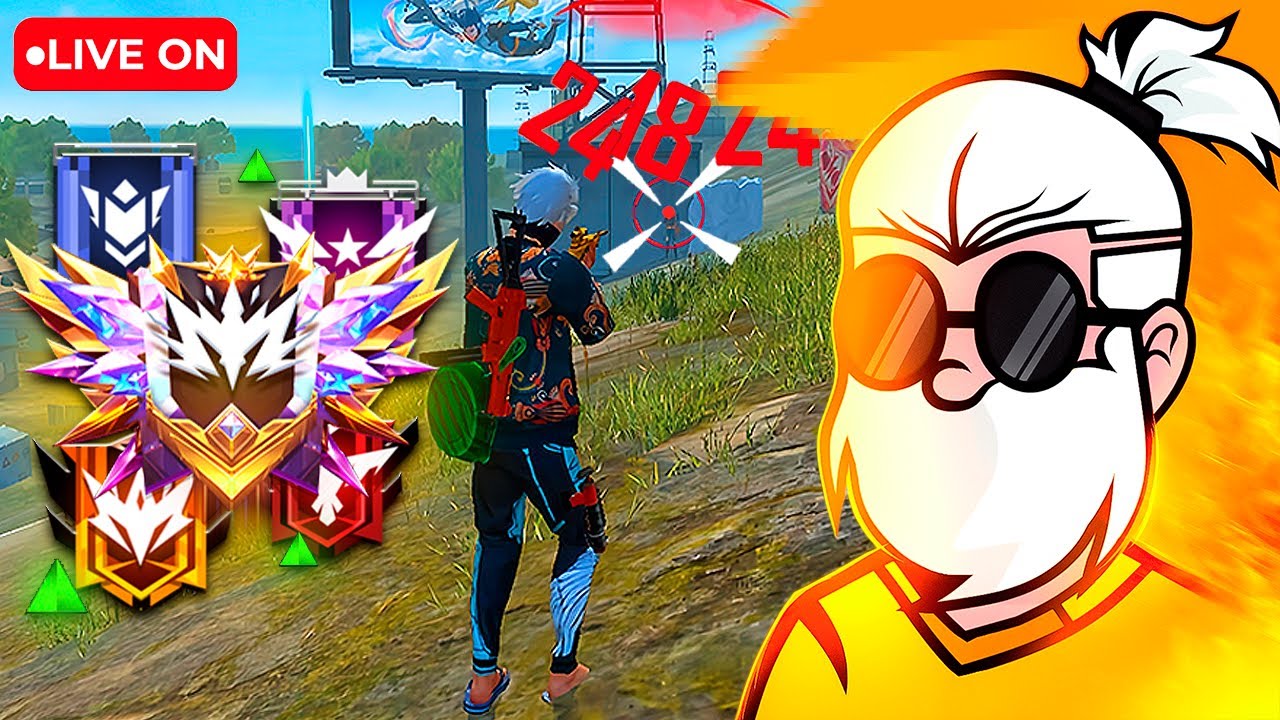 FREE FIRE AOVIVO 🔴 HOJE EU PEGO DESAFIANTE SOLO VS SQUAD 🔴 YELLOWTV AO VIVO