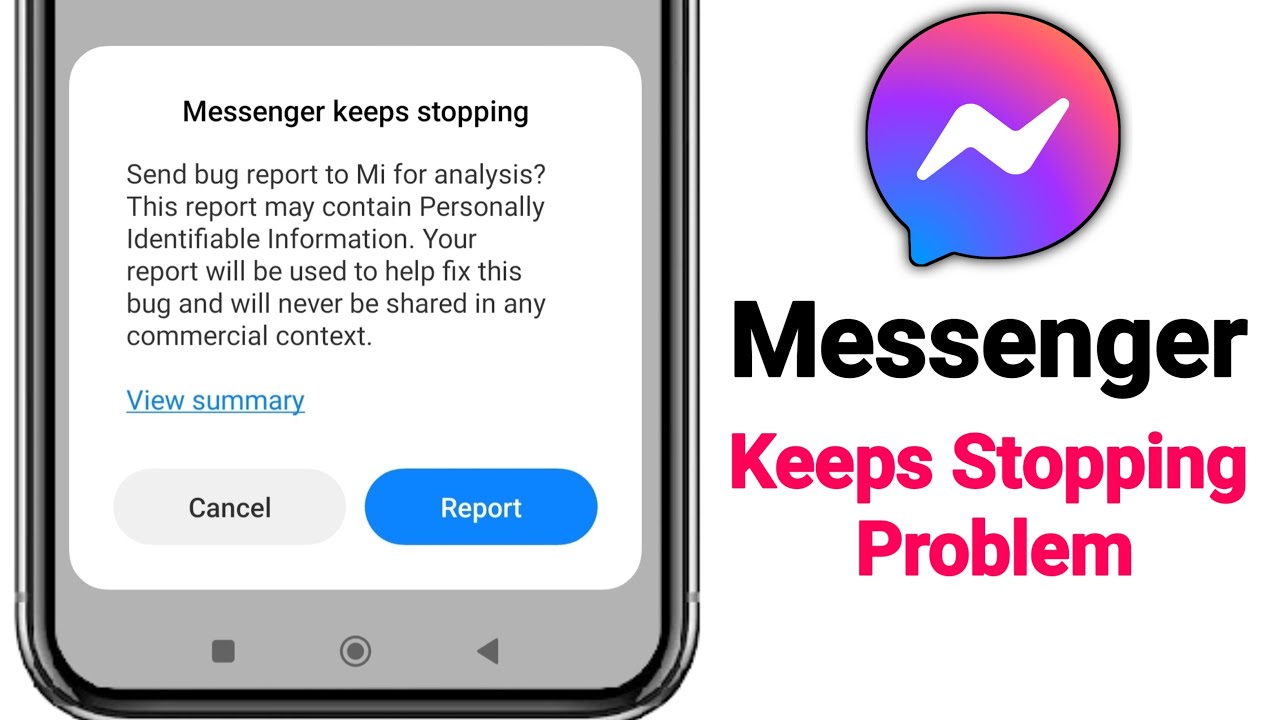 Messenger Keeps Stopping Problem 2024 || Fix Messenger Keeps Stopping Problem