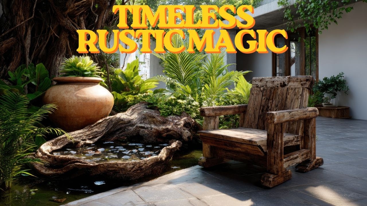 Aesthetic Nature Nook Crafting a Timeless Rustic Escape in a Limited Space
