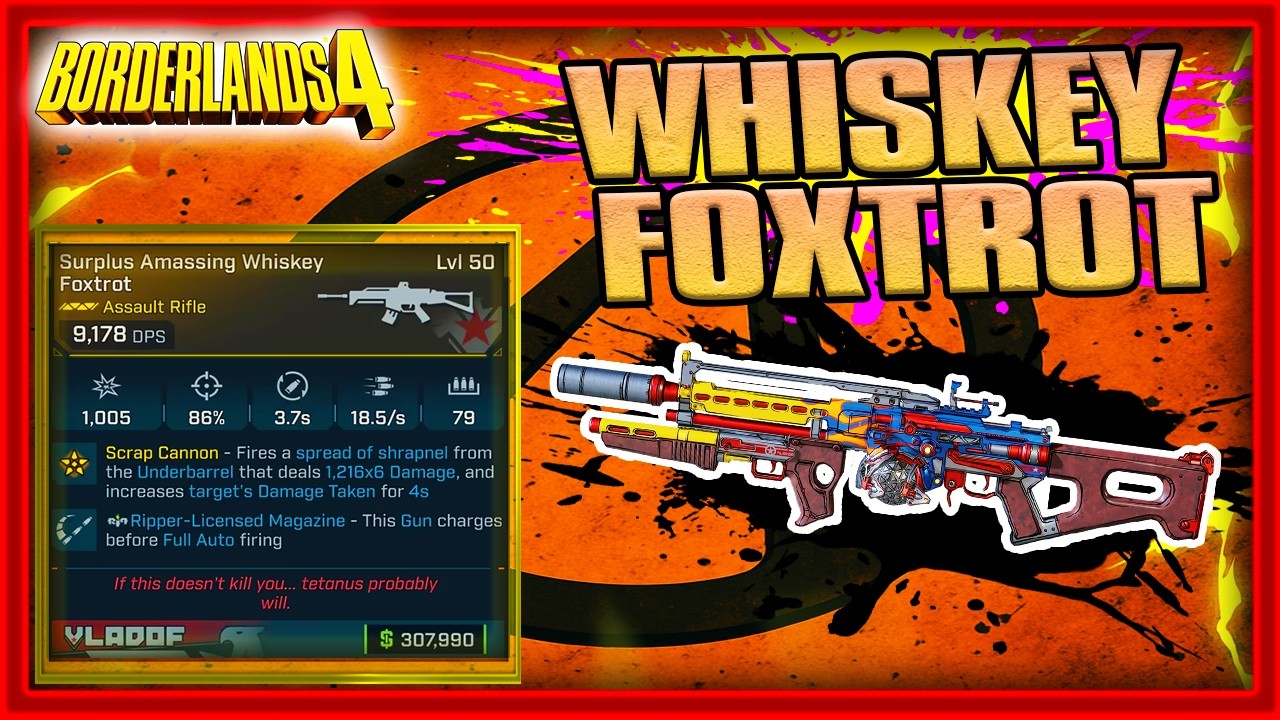 Whiskey Foxtrot | Лучшая винтовка Vladof в Borderlands 4?