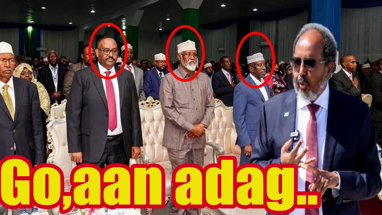 DEG DEG Ahmed Madobe & Sacid Deni ooMoqdisho ka Dagaya, Shirka Deg deg Villa Somalia, MW Xasan oo