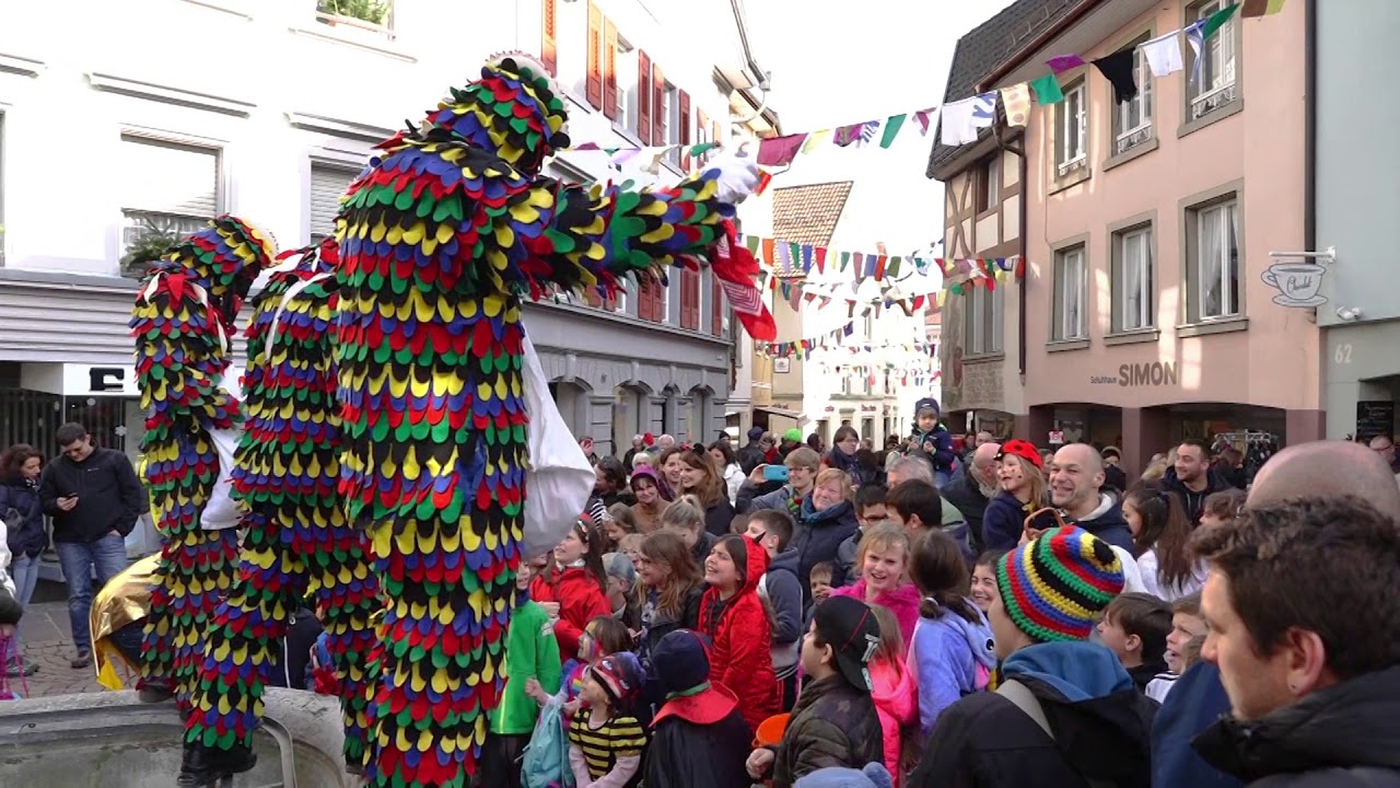 Fasnacht auswerfen Tiengen