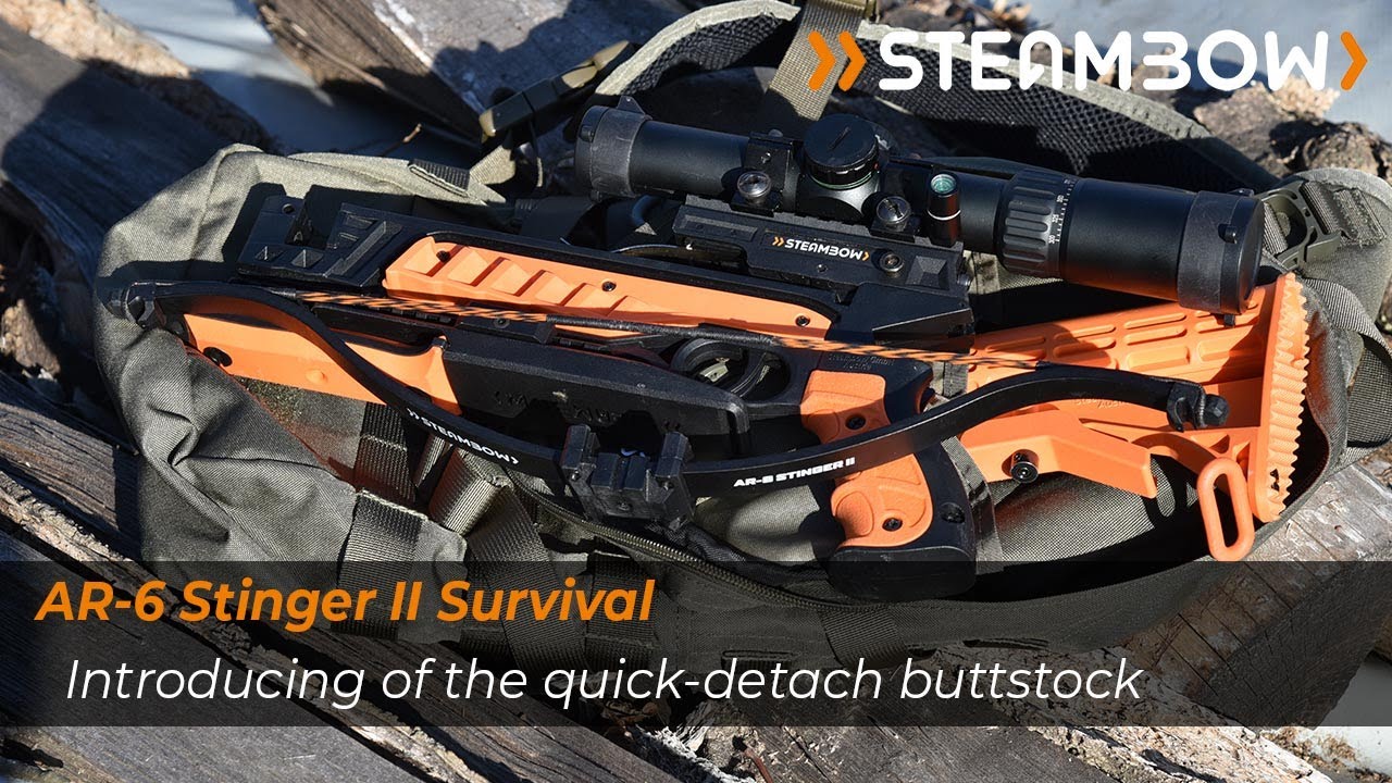 Introducing the quick-detach buttstock for the AR-6 Stinger II Survival
