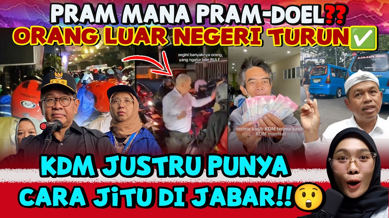 JAKARTA MACET KERAHKAN BULE😲⁉️PRAMONO KEMANA❓KDM JUSTRU PUNYA CARA JITU ATASI MUDIK DI JABAR‼️
