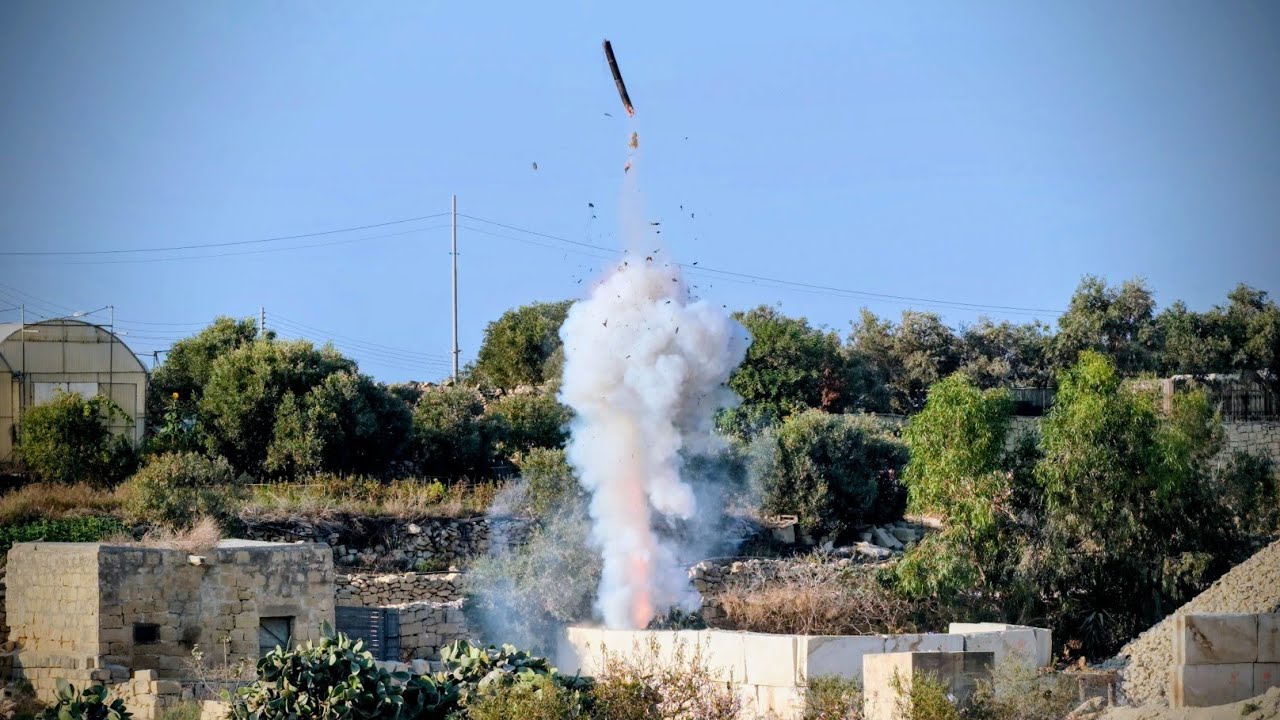 Qrendi daylight Firework Show & traditional maltese shells 15.08.2025 Santa Marija Feast