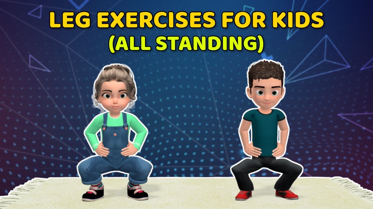 SUPER FUN STANDING LEG EXERCISES FOR KIDS