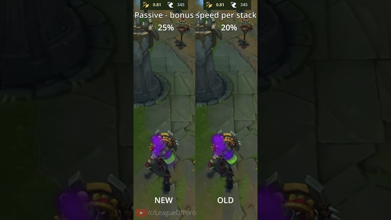 How BIG is Singed's SPEED BUFF? #Shorts