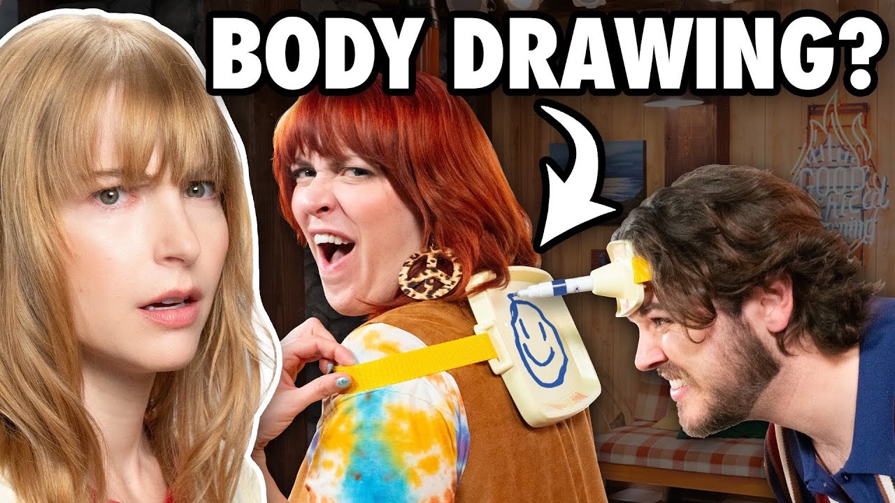 No Hands Pictionary Challenge