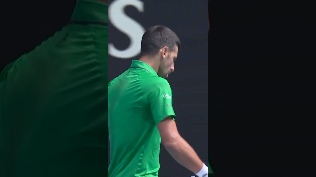 Djokovic with the PERFECT touch! 👌