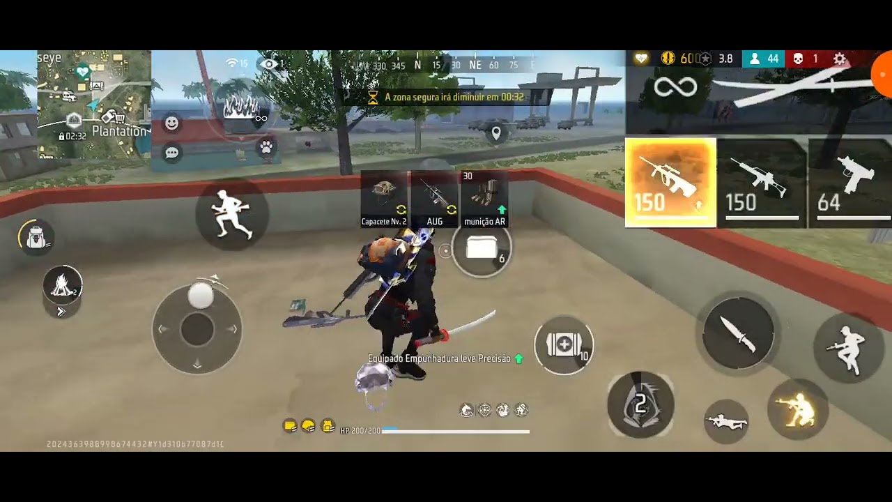 Avançando cada vez mais free fire kkk