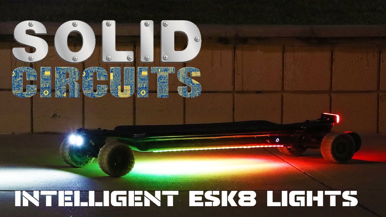 TTL Electric Skateboard Lights Review - Interactive Intelligent Esk8 Lights