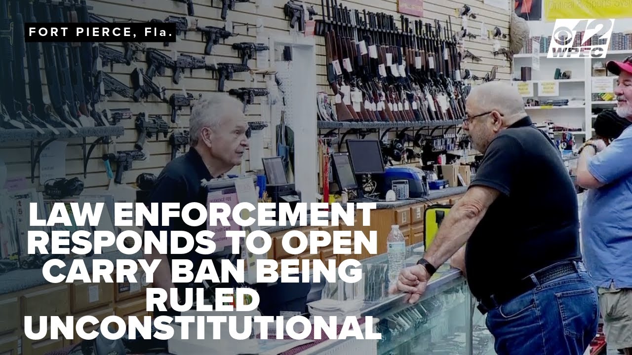 South Florida law enforcement adjusts policies after open carry ban ruled unconstitutional