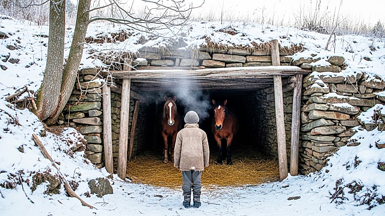 They Mocked the Orphan Who Raised Horses in a Mine — At -30°C His Were the Only Ones That Survived