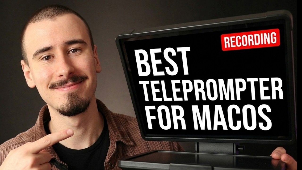 The BEST Teleprompter App for Mac (2026) - With Automatic Voice Scrolling and Recording