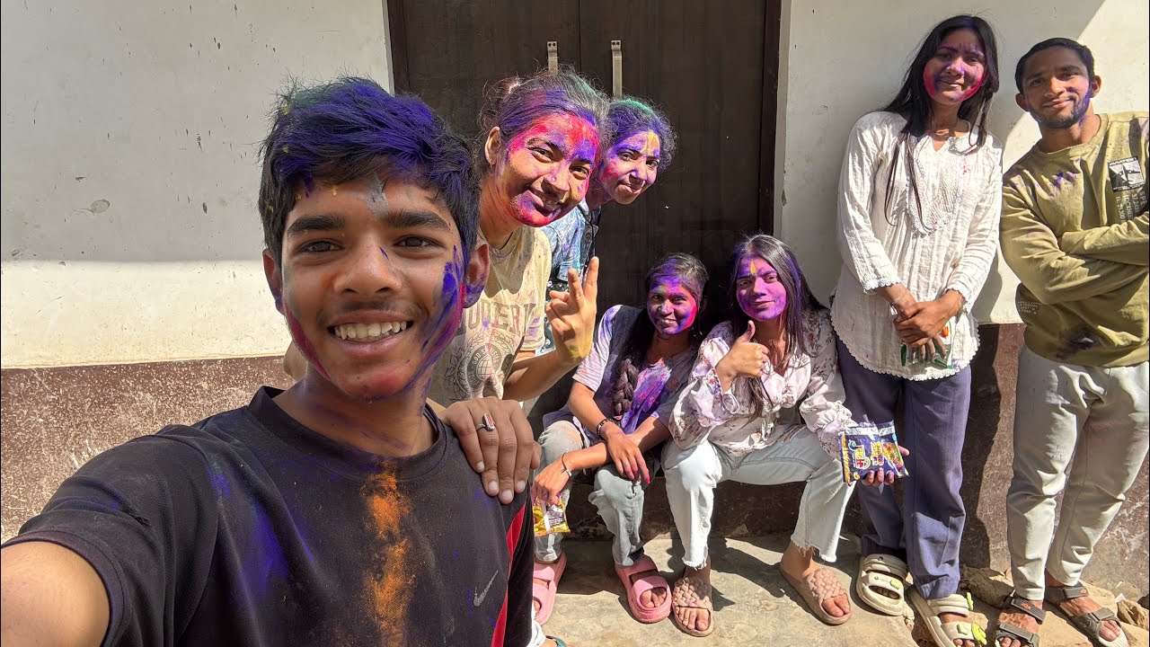 Holi first vlog 🫟🫟