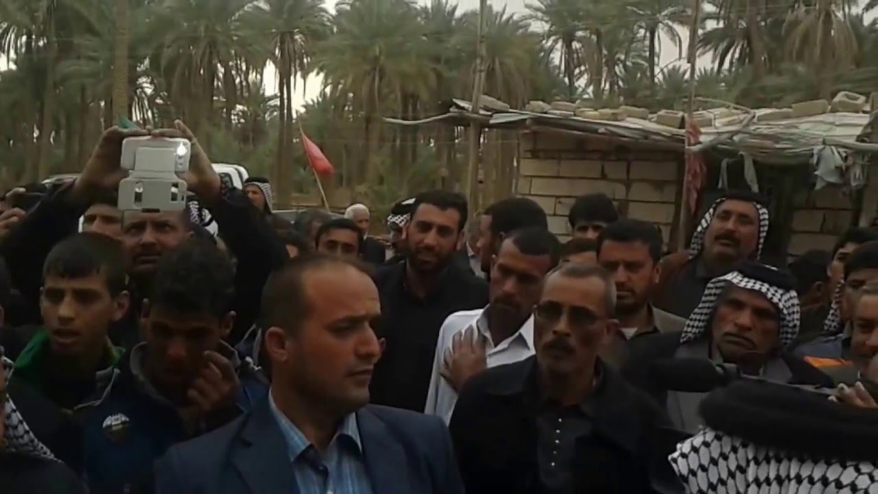 السيد شاكر الموسوي عشيرات الجوذر بقيادت الحاج كامل في اربعين السيد الجليل السيد شاكر ناهض للتصوير