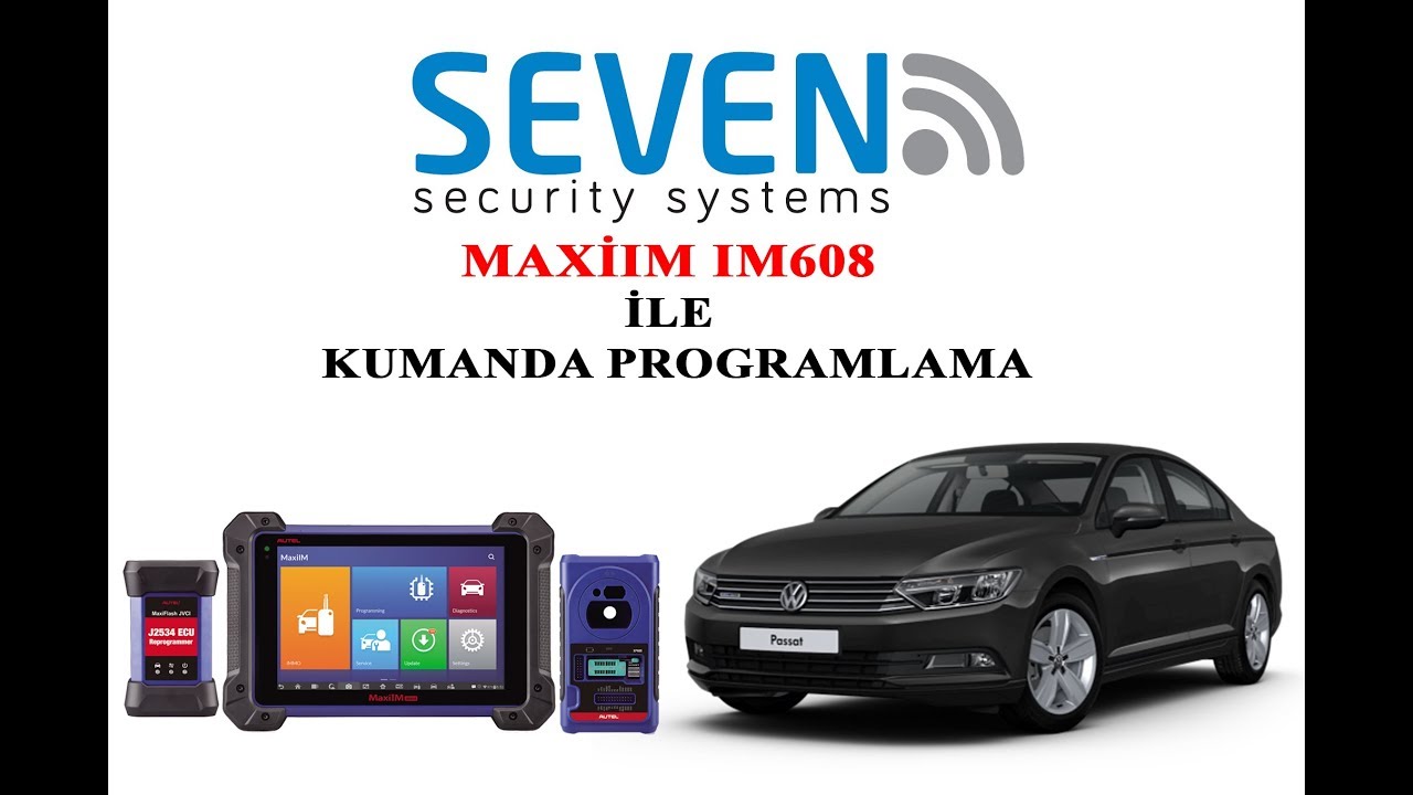 AUTEL Volkswagen Passat  2015 MQB Kumandalı Anahtar Programlama