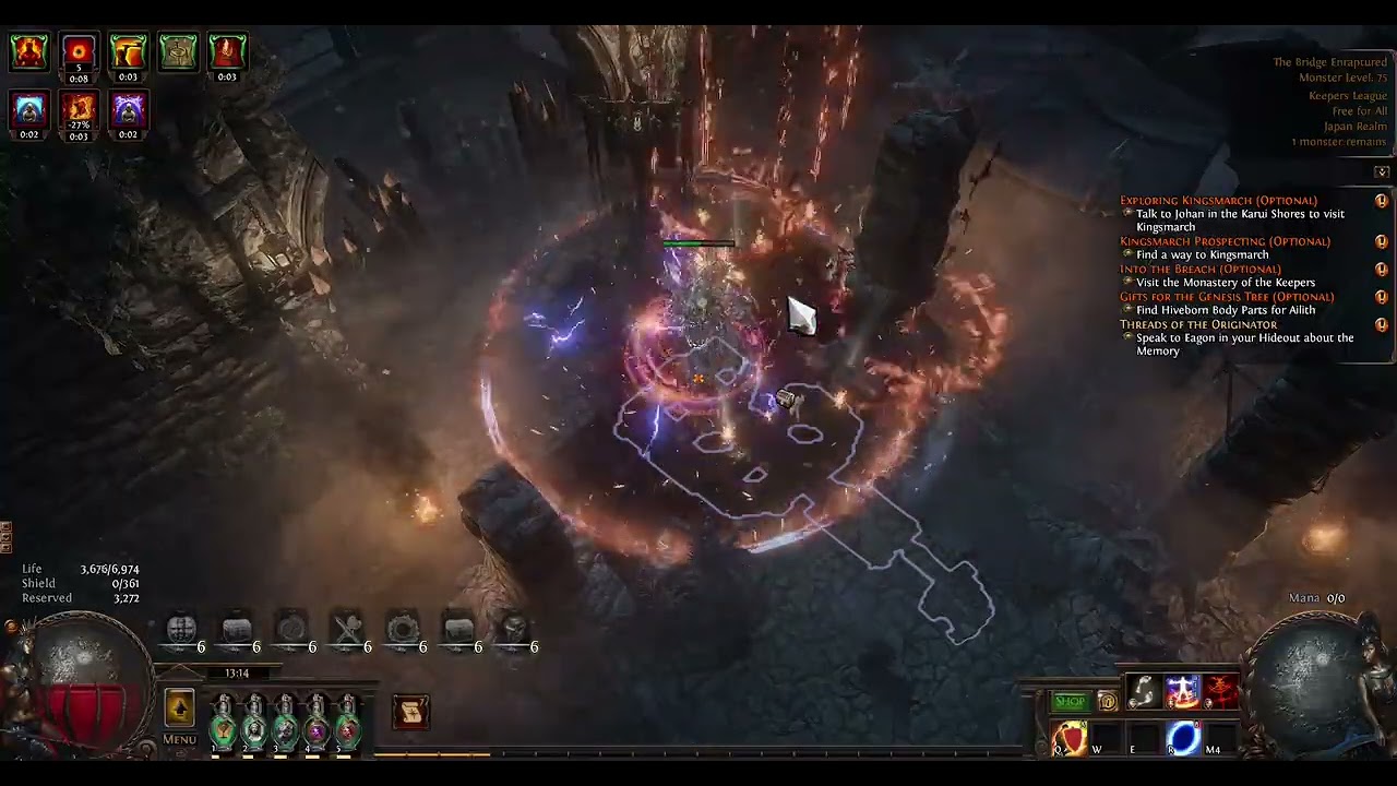 POE 3.27(3.28 viable) CWS budget~10dv test AFK simulacrum