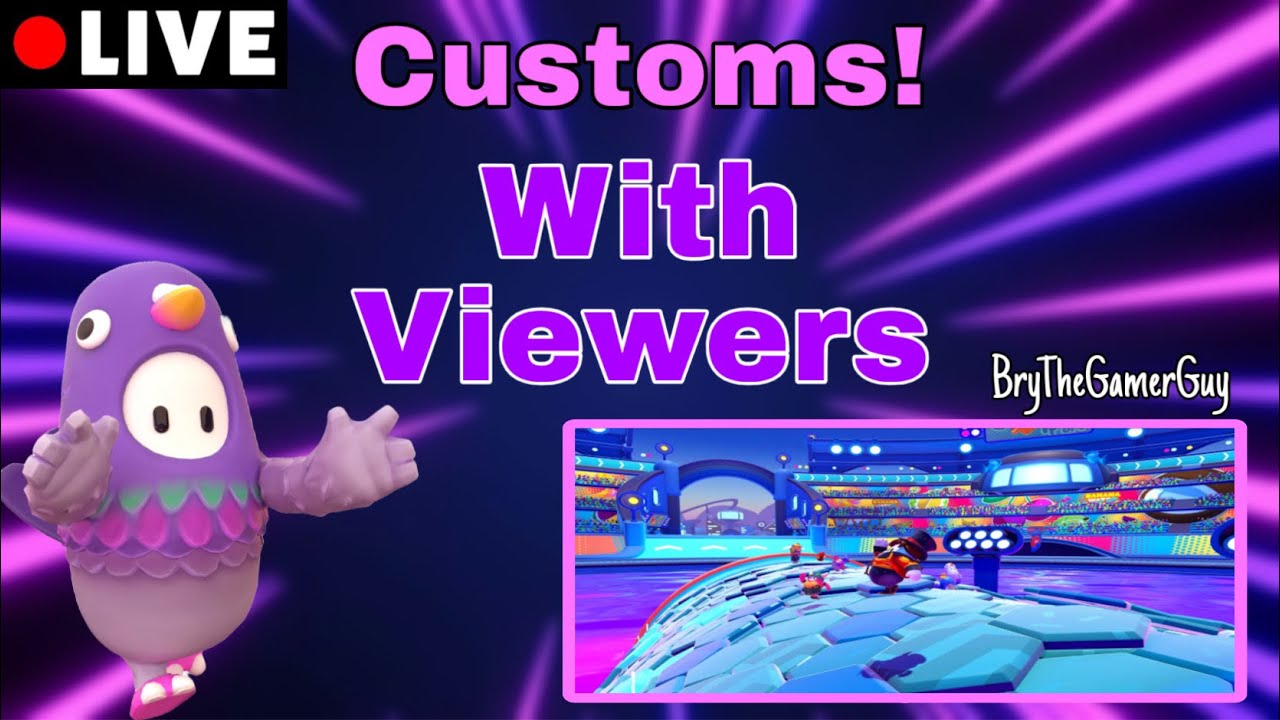 FALL GUYS Customs with viewers