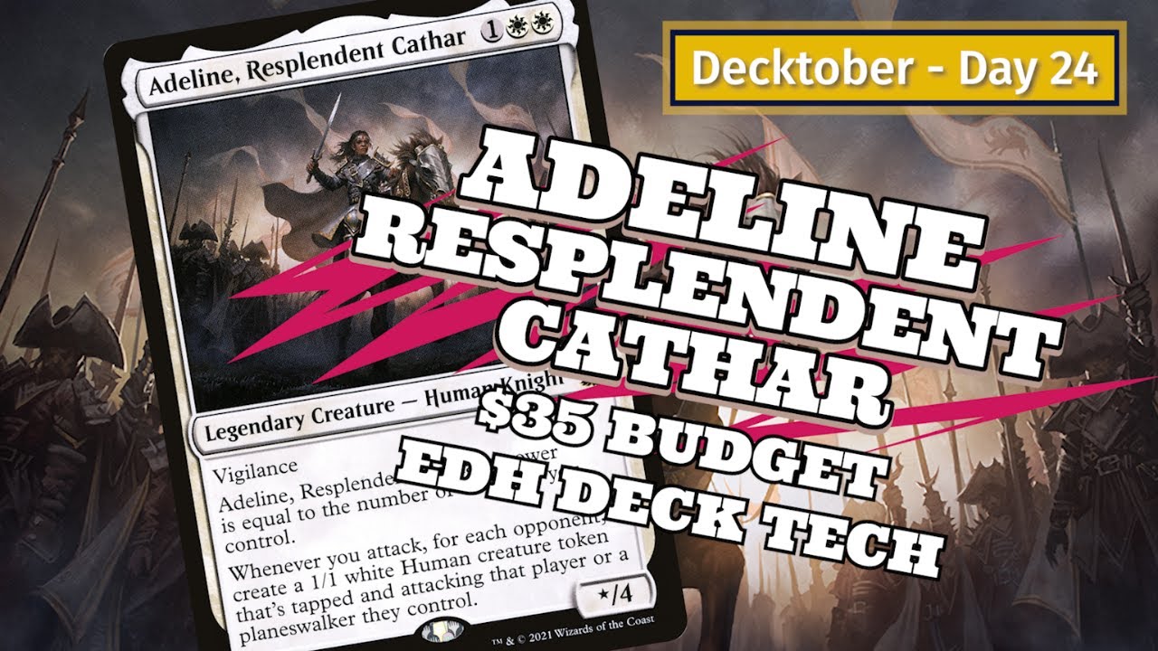 Adeline, Resplendent Cathar $35 BUDGET Deck Tech! | DECKTOBER | MTG EDH | Magic The Gathering