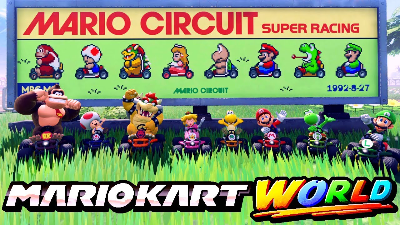 Mario Kart World - All SNES Tribute Courses
