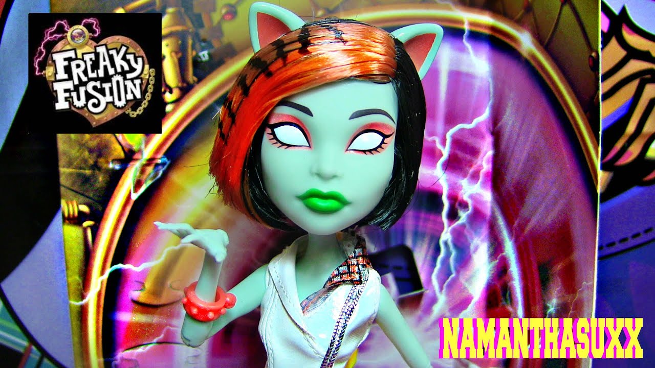 MONSTER HIGH FREAKY FUSION SCARAH SCREAMS AS TORALEI DOLL REVIEW VIDEO!