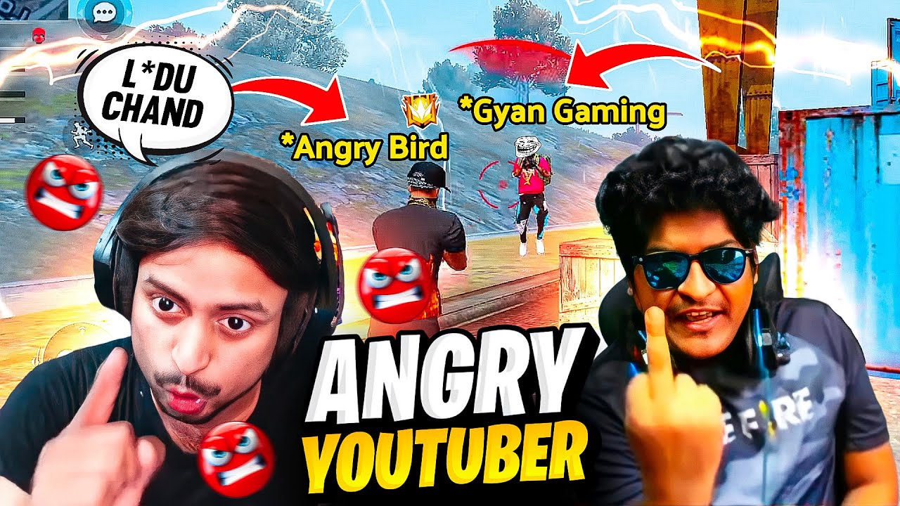 ANGRY YOUTUBER VS GYAN GAMING Angry Youtuber 🤬 Abusing His Teammate 🤣 MUST WATCH