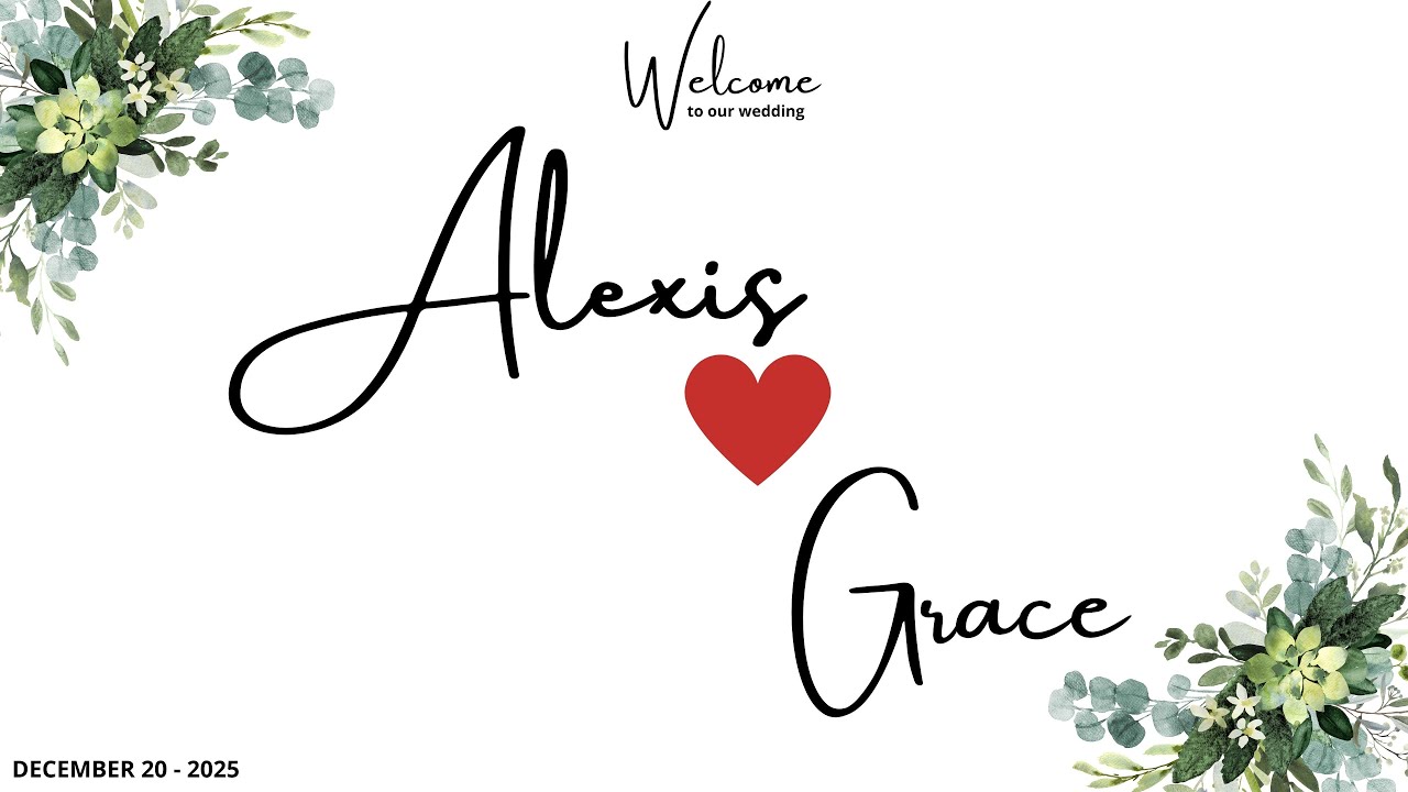 Evening Light Fellowship - The Wedding of Alexis & Grace