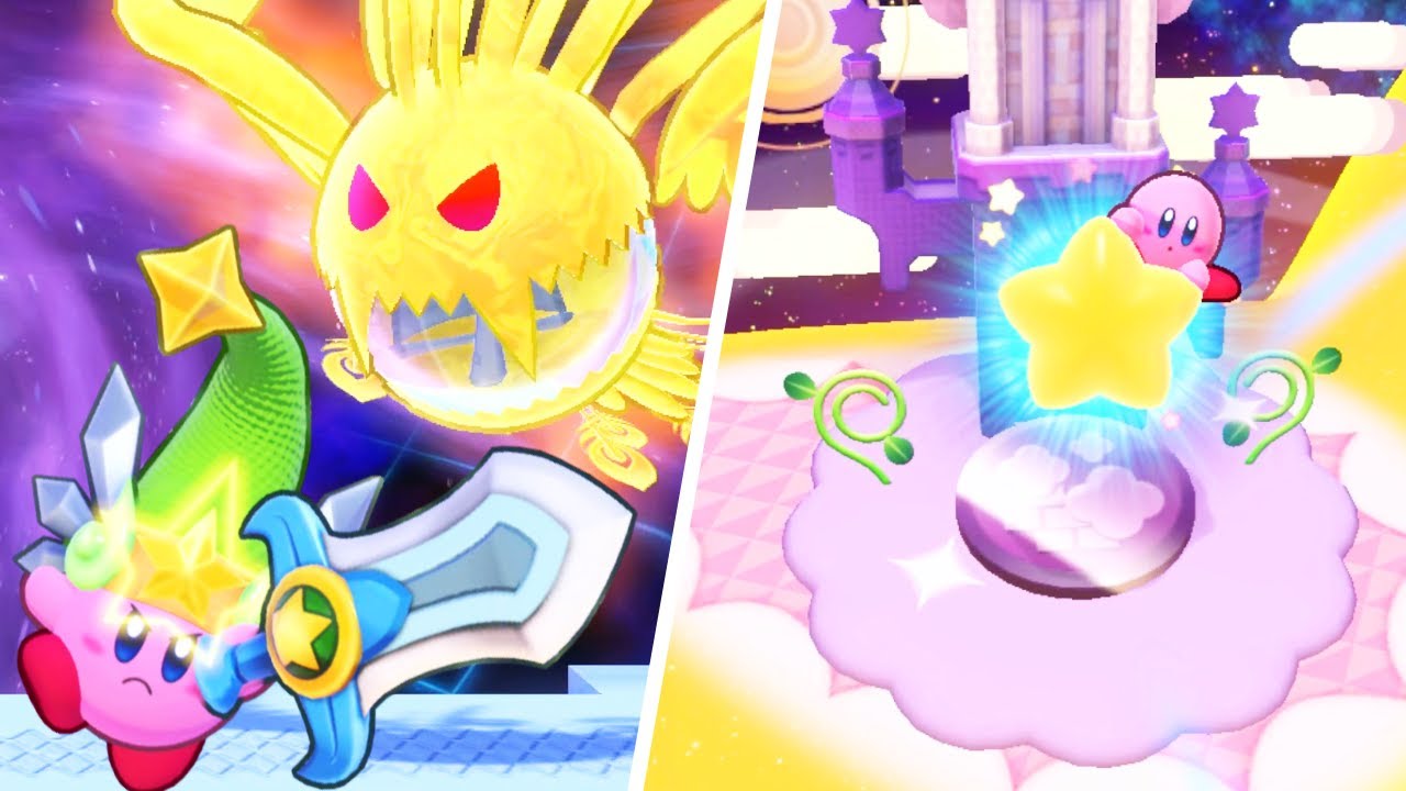 Kirby's Return to Dream Land Deluxe - Level 5: Nutty Noon - No Damage 100% Walkthrough