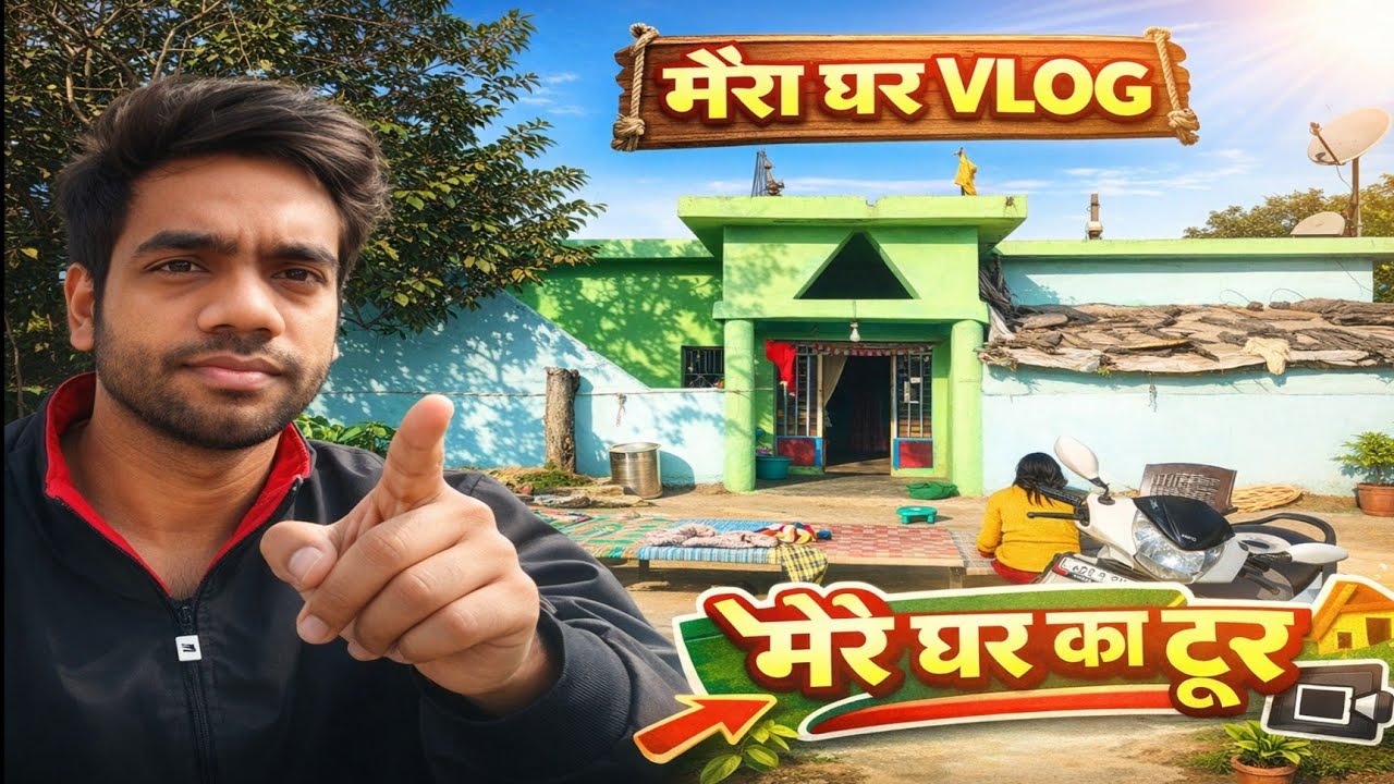 मेरा घर 🏡 | My Home Tour Vlog | Simple Village House Tour | Home Vlog Hindi | Day #2 