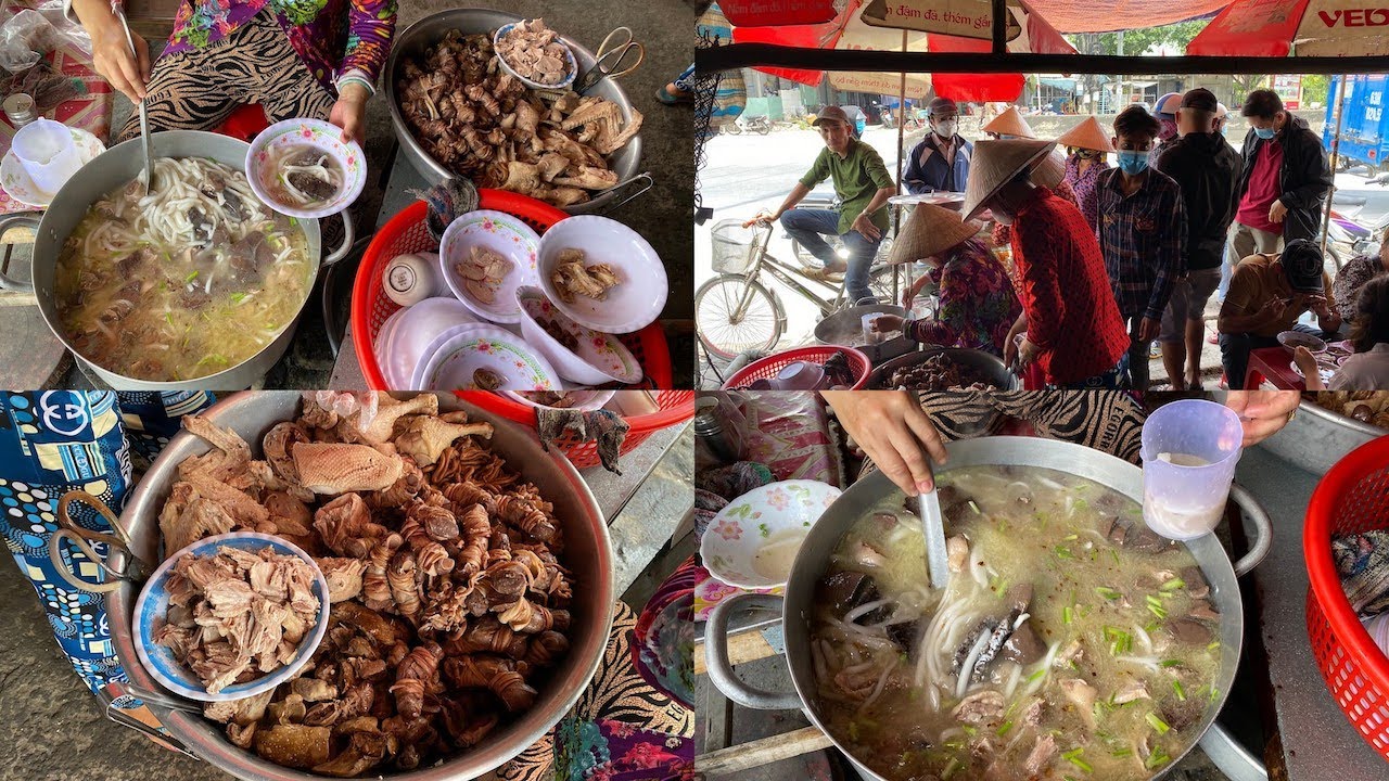 Bánh canh 3 tại chỗ siêu đông khách, chủ quán xắt bột siêu nhanh cũng không có để bán