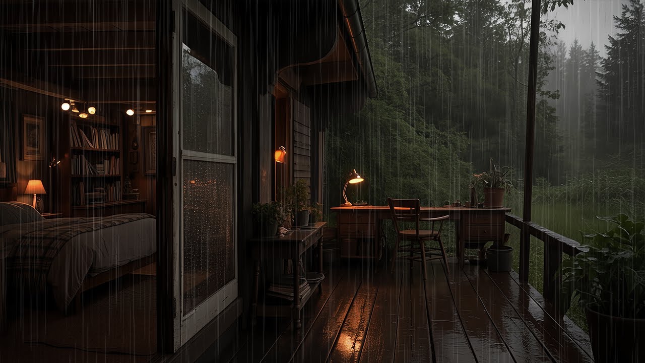 Best Rain in the Forest at Night 🌲 | Sleep Deeply with Rain Sounds