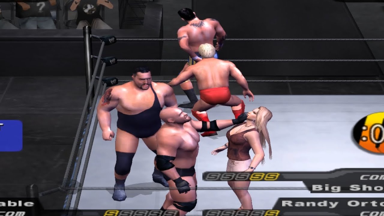 Playing Royal rumble with Goldberg SmackDown Pain!