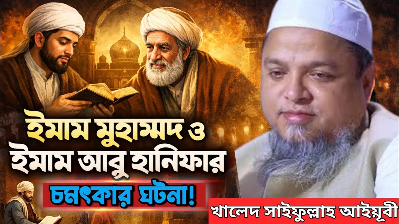 Allama Khaled Saifullah Ayubi | ইমাম মুহাম্মদ রঃ এর চমৎকার ঘটনা। আল্লামা খালেদ সাইফুল্লাহ আইয়ূবী। 