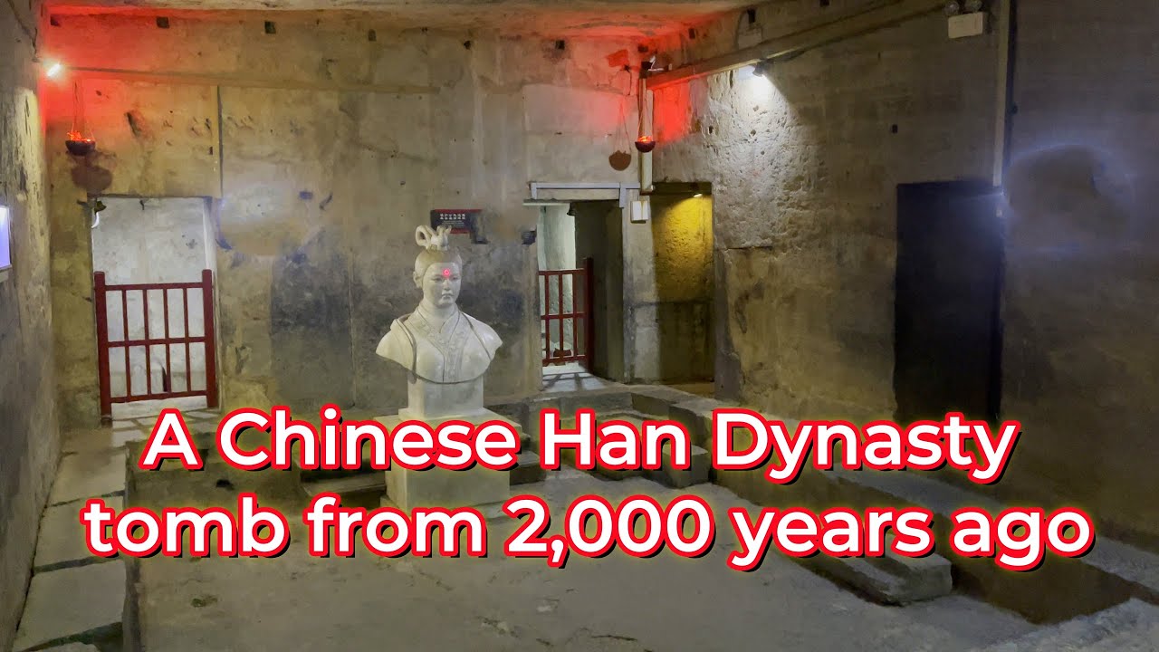 A grand Chinese Han Dynasty royal tomb built inside a mountain over 2,000 years ago