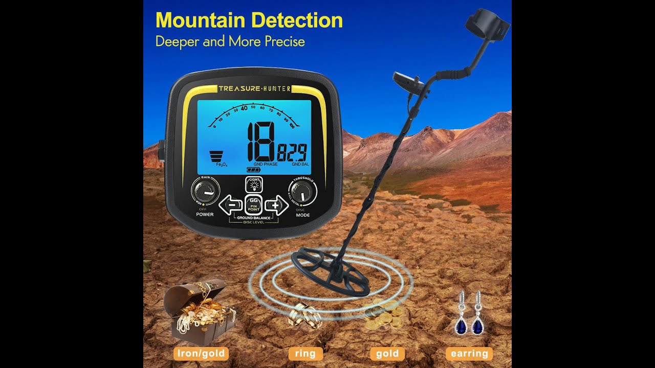 TREASURE HUNTER GX850 Underground Metal Detector