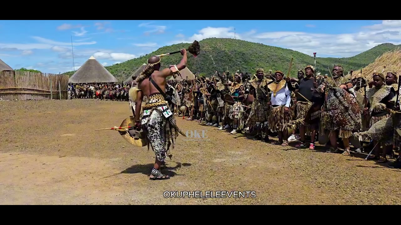 Amabutho phambi kwesigodlo | Umkhosi wokuthela amanzi eMashobeni Royal Palace