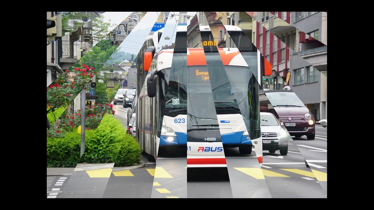 Meine Diashow von Öffentlichen Verkehrsmittel in der Stadt Luzern, 2025