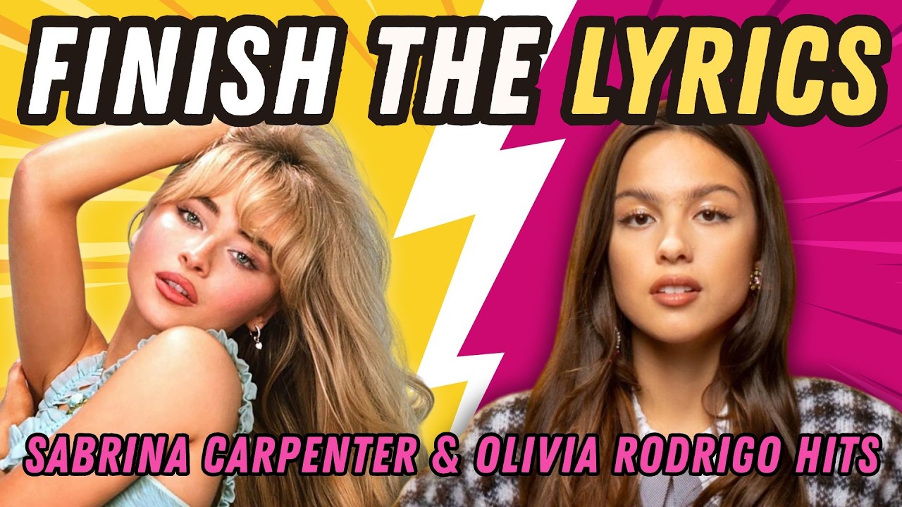 Finish the Lyrics: Sabrina Carpenter vs Olivia Rodrigo HIT Songs Challenge! 💥 (2025 Quiz)