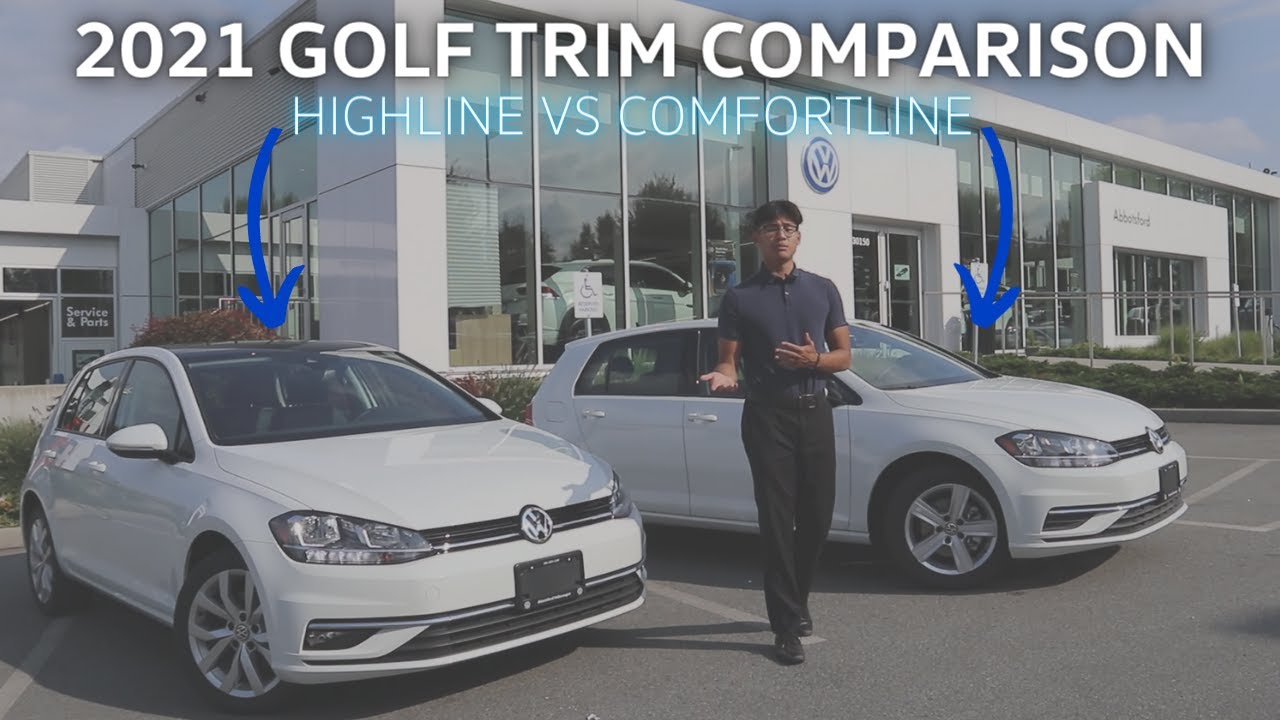 2021 VW Golf Trim Comparison: Comfortline VS. Highline | Abbotsford Volkswagen