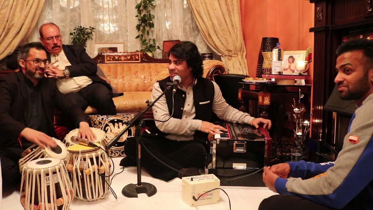 Raag Saraswati by Ustad Javed Bashir at Alban’s house