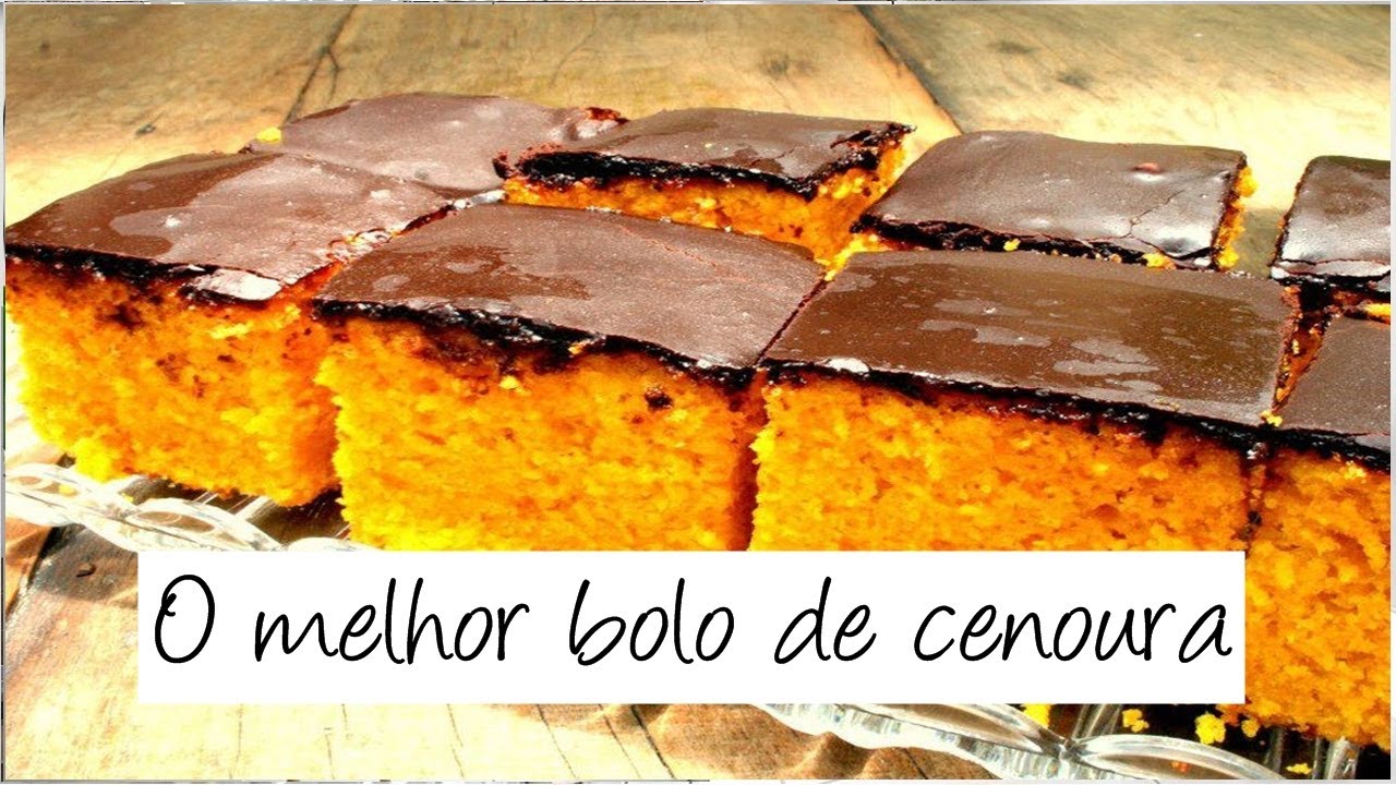 RECEITA: BOLO DE CENOURA SEM USAR ÓLEO