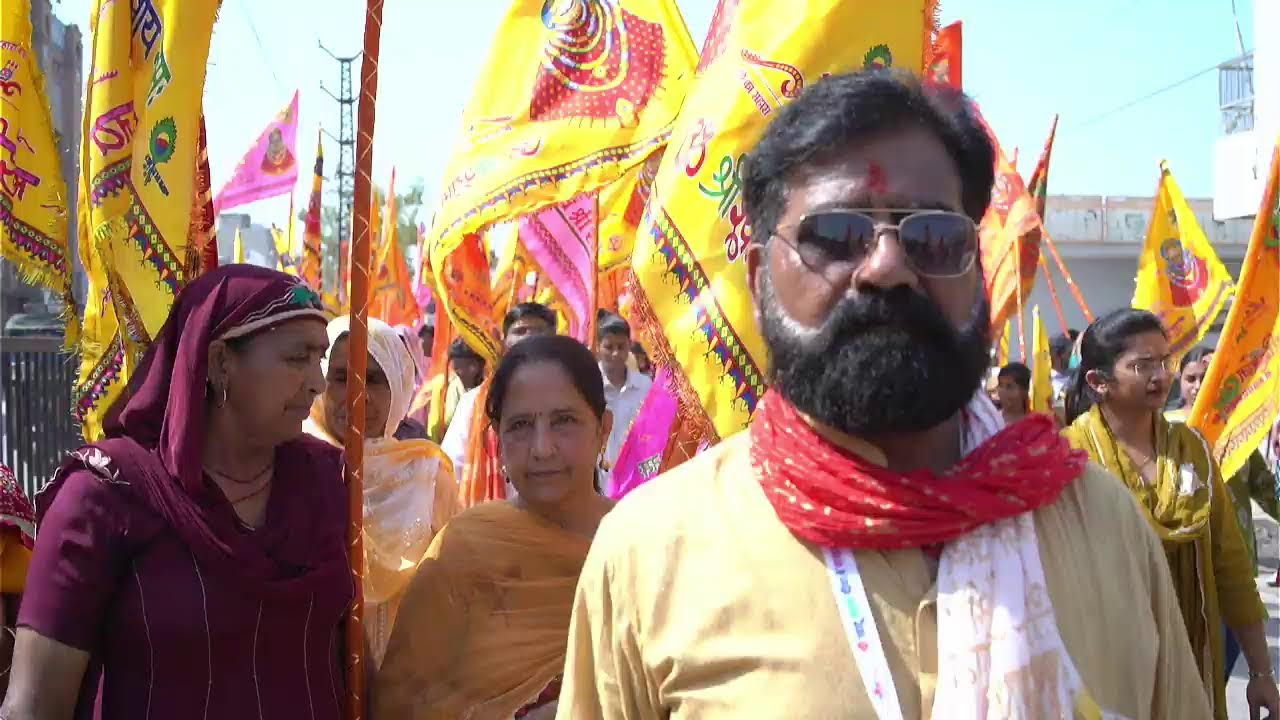 live - निशान शोभा यात्रा श्री खाटू श्याम दीवाने मण्डल सेवा समिति हनुमानगढ़