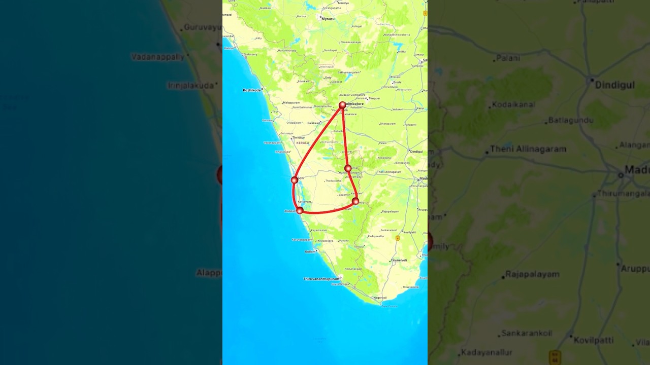 #kerala #roadtrip from #coimbatore to #munnar #thekkady #alappuzha #kochi #travel #ytshorts #india