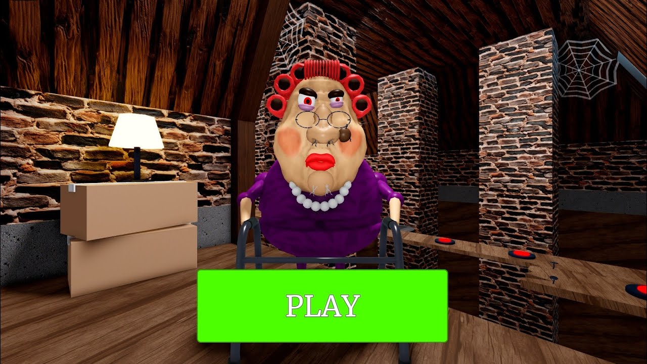 ESCAPE EVIL GRANDMA! FIRST PERSON OBBY roblox! Gameplay Walkthrough No Death 4K